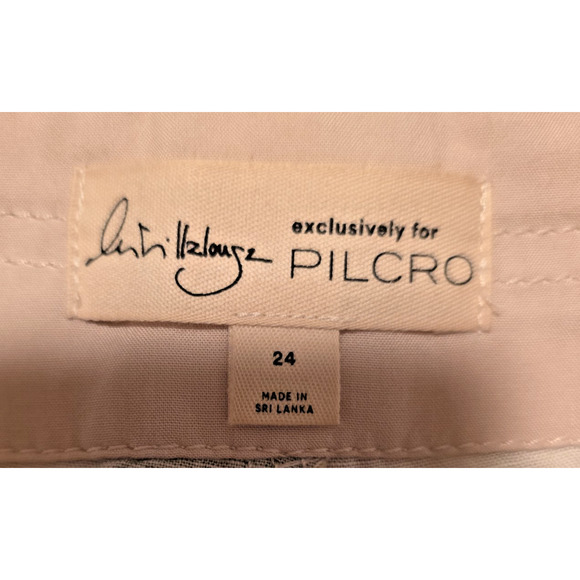 Anthropologie Pilcro Silky Beach Cargo Pants Manel Villalonga Linen/Lyocell - Picture 3 of 11
